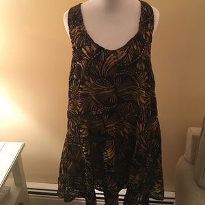 NWT free people Ellie Burnoit velvet minidress
